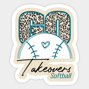 Topeka Takeovers Leopard Sticker